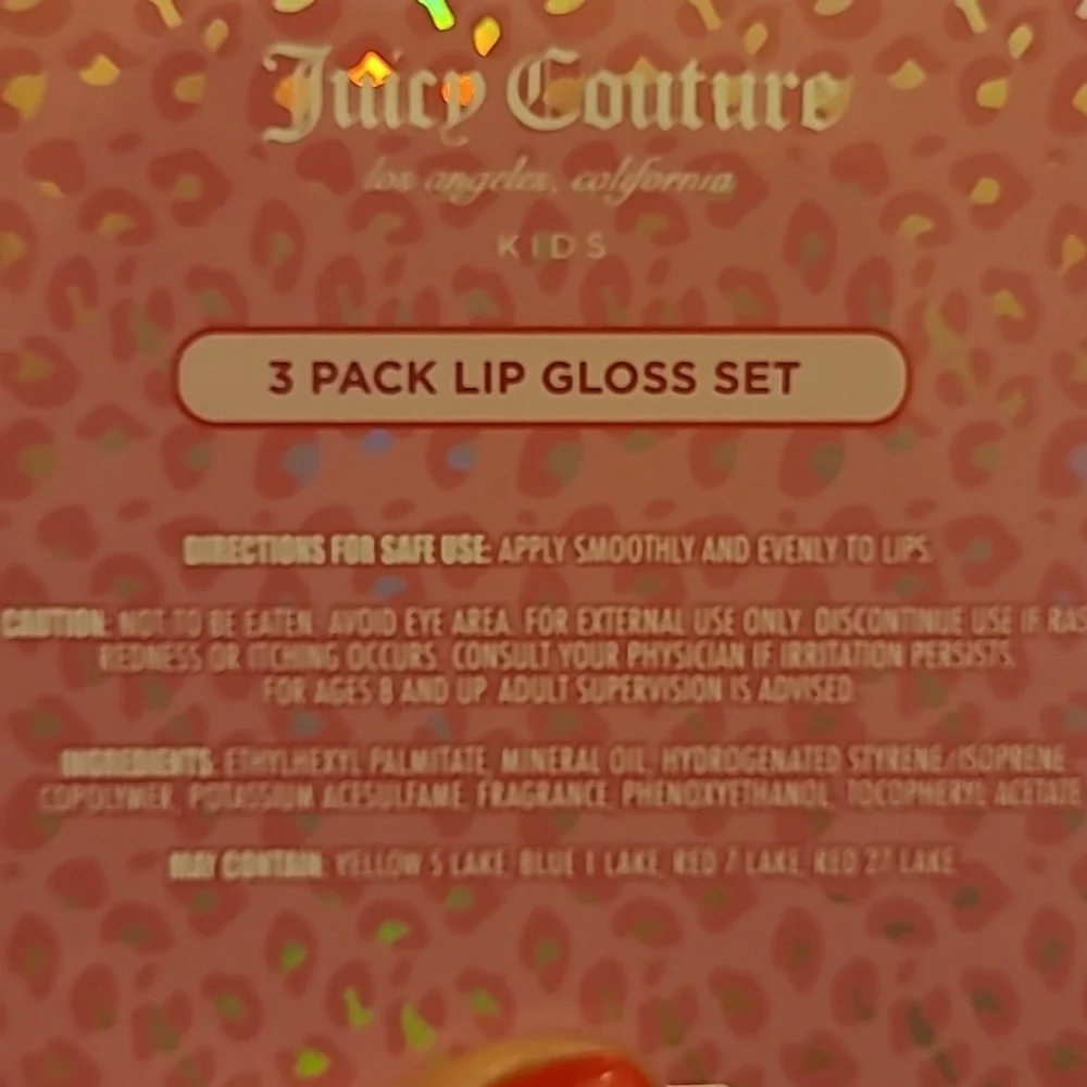 Juicy Couture Pink Leopard Lip Gloss Set